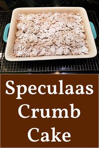 Speculaas Crumb Cake - Books, Cooks, Looks