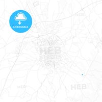 Vector map of Viterbo, Lazio, Italy with emphasis on water areas with fine structures and patterns. This printable map of Viterbo with the most important main and secondary roads can be used as backgr... ... #printable #map #download #digital #water #blue #bright #streets #roads #city # #license #hebstreit