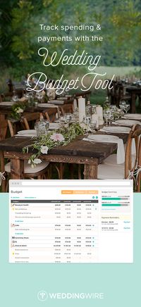 Sign up to seamlessly manage your budget & track payments online! {Photo: Bolton Reuter Photography}