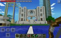 Minecraft PE:white stone building