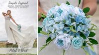 Seaside Inspired Bridal Photo shoot with an Alternative Paper Wedding Bouquet made by Petal & Bird