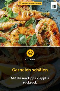 Wer #Meeresfrüchte mag, kommt um frische #Garnelen nicht herum. Wenn da nur nicht das komplizierte Freilegen wäre. Mit diesen Tipps und Tricks werdet ihr zum Schäl-Profi. #kochen #küche #lecker #tipps #ratgeber