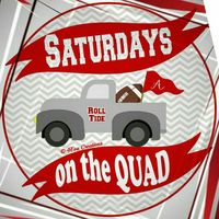 Saturday on the Quad - Roll Tide!: Created by Eva-Marie Godoy © 4Eva Creations