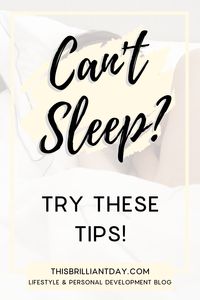 Some tips to help you get to sleep. How to get to sleep quickly and easily. #sleep