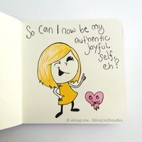 A Drawer's story - 33 - Yellow Mira(cle)Doodles drawn with ink on paper by elinap - © Elina Puohiniemi