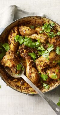 Big, bold flavours make this marinated chicken curry better than any takeaway. And it cooks in no time at all!