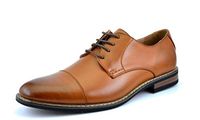 Amazon.com | Bruno HOMME MODA ITALY PRINCE Men's Classic Modern Oxford Wingtip Lace Dress Shoes, PRINCE-6-BROWN, 13 D(M) US | Oxfords