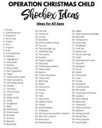 Over 125 Operation Christmas Child Ideas to Pack in a Shoebox