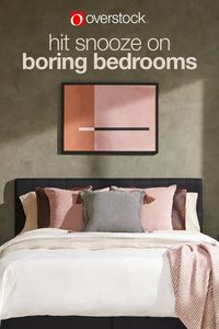 When it comes to bedding style is king, but it's gotta be comfy too, and at Overstock you'll find ultra stylish bedding that doesn't compromise when it comes to comfort, along with free shipping on every order* no matter how big or small. Give your bedroom a fresh fall facelift with bedding from Overstock. #overstock #bedding #bedroom