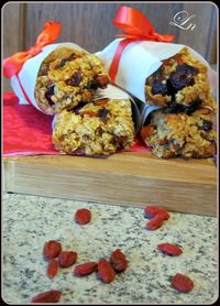 Keskonmangemaman?: Défi 0.0.Chut#3 :flap jacks aux baies de goji
