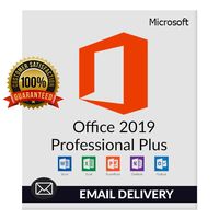 Genuine Microsoft Office Professional 2019 | One-time purchase for 1 PC | MS Excel 2019, MS Word 2019 Online Activation