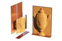 Laser cut files Wooden Trophy Award Best Mom / Best Father / Best Teacher stand up decor This is a digital product (not physical) for laser cutting. Laser cut gift for Mother's Day / Fathers Day / Best teacher / Best trainer SVG DXF EPS Material: - 3mm Dimensions Layered trophy with stand: 245 mm x 193 mm x 40 mm You will get a laser cut file vector plan (SVG, DXF, EPS) Trophy Award gift.