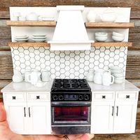 DomestiKate on Instagram: “The problem with open shelving is keeping things clean and organized... the pieces we don’t use all the time get dusty... it’s a great look…”