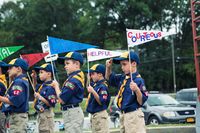 Great for parades!! Pennants for scout law