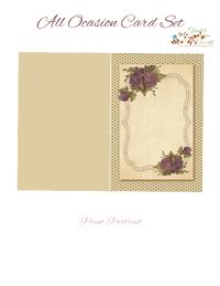 glenda's World : Old Lavender Paper Roses