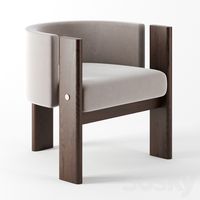 3d models: Chair - Malta dining chair by Egg Designs