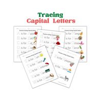 Tracing Capital Letters Printable - Payhip