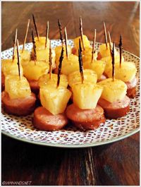 Jam Hands: Glazed Kielbasa Pineapple Bites