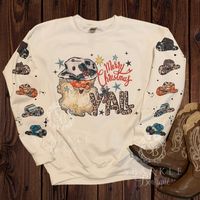 Christmas Country Sweatshirt - Merry Christmas Y'all Sweatshirt - Holiday Sweatshirt by SparkleBoutique2U on Etsy