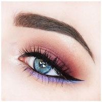 Using NYX lavender eyeliner