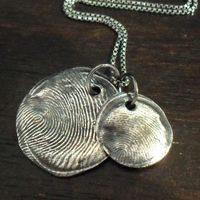 Salt Dough Pendants (fingerprints!)