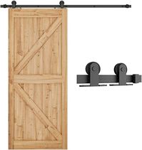 Amazon.com: SMARTSTANDARD 6.6 Feet Top Mount Sturdy Sliding Barn Door Hardware Kit - Smoothly and Quietly - Simple and Easy to Install - Includes Step-by-Step Instruction - Fit 36"-40" Wide Door Panel (T Shape) : Tools & Home Improvement