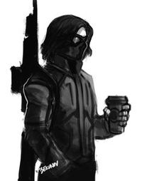 Bucky shows up fifteen minutes late with a Starbucks.
