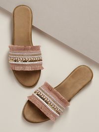 Multicolor Vacation Embellished Women Shoes