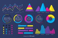 Business phases elements collection template Free Vector