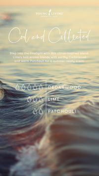 This DIY Cool and Collected roll-on blend will help you step into the limelight from its citrus-inspired blend. It combines 3 drops of tart Lime, 5 drops of woodsy Cedarwood, and 2 drops of warm Patchouli essential oil creating a summer-ready scent. Fill the rest of the bottle with V-6 or coconut oil, olive oil, or grapeseed oil. #spring #aromatherapy #mood #diy #recipe #essentialoils #perfume #gift #yleo