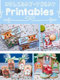 Instantly downloadable holiday printables for cookies, fudge, snacks, coco, and more! 🍰