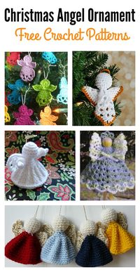 Christmas Angel Ornament Free Crochet Patterns