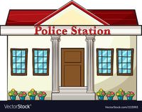 Police Station Royalty Free Vector Image - VectorStock