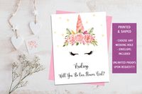 Will You Be My Flower Girl Card & Envelope envelope Can Be - Etsy Canada