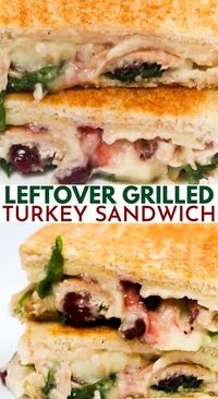 Have you ever wondered what to do with leftover turkey? Well here is a simple and quick leftover grilled turkey sandwich recipe for you to enjoy!