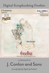 Charisma cluster freebie from Palvinka Designs