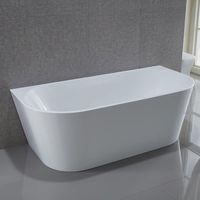 Massi Wall Wanna wolnostojąca 140 cm bez przelewu MSWA-6815B140 - Megalazienki.pl