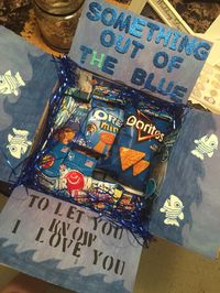 cute idea for a care package for your child in college or family member overseas