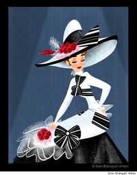 Audrey Hepburn in My Fair Lady by Eren Blanquet Unten