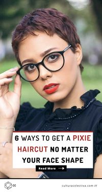 6 Ways To Get A Pixie Haircut No Matter Your Face Shape. It's common to think you don't have the right face shape to pull off a pixie cut. This guide will show you the opposite. You just have to know what works best for you.