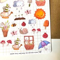 Excited to share this item from my #etsy shop: Kawaii Happy Spring Planner Stickers, Spring flowers stickers, Butterfly stickers, Bullet journal stickers, Scrapbook stickers #cardmakingstationery #spring #kawaiihappyspring #springstickers #plannerstickers #bujostickers #bulletjournalstickers #plannerstickers #journalstickers #springstickers #gardeningstickers #flowerstickers #butterflystickers #mushroomstickers