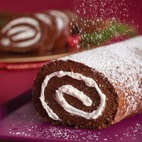 Chocolate Holiday Swiss Roll