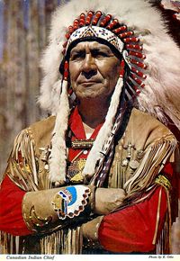 Canadian Indian Chief by Striderv, via Flickr