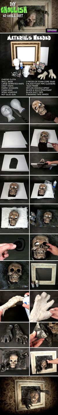 DIY your very own 3D wall art for Halloween!