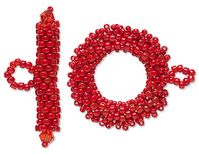 Tutorial - How to Create a Seed Beaded Toggle Clasp - Fire Mountain Gems and Beads