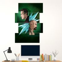 você que é um fã da série vai amar esse quadro, perfeito para sua decoração nerd. esse quadro está disponivel em nossa loja oficial basta clicar no link do pin. #brakingbad #walterwhite