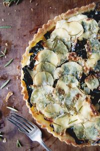 Rosemary Potato Kale Tart