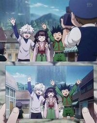 Killua, Alluka, and Gon