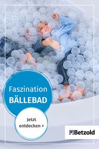 Sich einfach fallen lassen. Fühlen, drücken, werfen. Beim Spielen im Bällebad können Kinder sich auspowern oder entspannen. Tastsinn und die koordinativen Fähigkeiten werden spielerisch gefördert. Entscheide dich für das Bällebad, das perfekt in euren Raum passt - von kompakt bis geräumig für mehrere Kinder. Jetzt anschauen >
