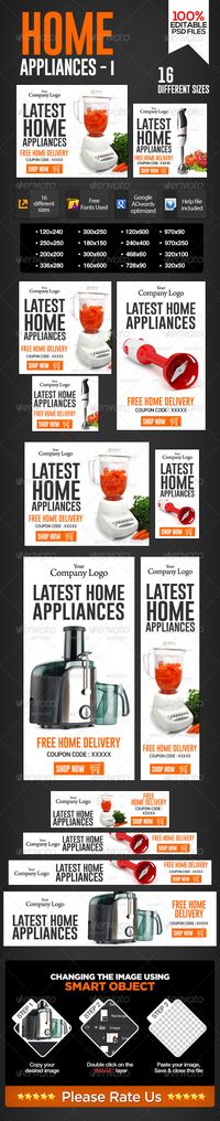 Web Banners for Electronics & Home Appliances Template PSD | Buy and Download: http://graphicriver.net/item/banners-for-electronics-home-appliances/7263831?WT.ac=category_thumb&WT.z_author=doto&ref=ksioks